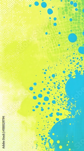 Abstract vibrant color splatter background photo