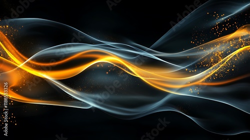 Abstract dynamic energy flow photo