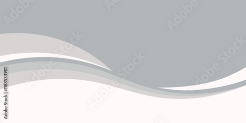 Vector orange line background curve element with white space for text and message design, overlapping layers, vector