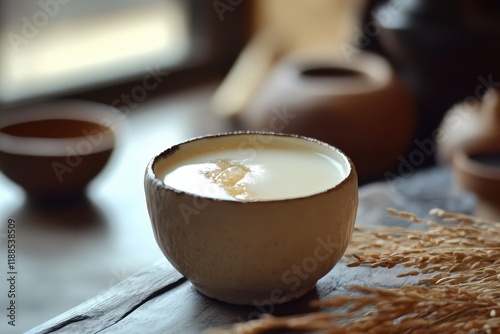 Korean rice beverage Makgeolli