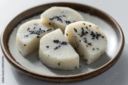 Korean rice cake snack photo