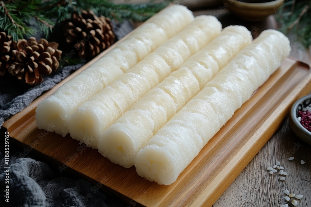Korean rice stick long rice cake Garaetteok tteok white cake