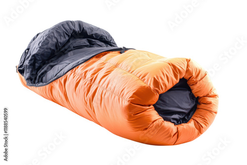 High-Quality Sleeping Bag Isolated on transparent Background for Camping and Outdoor Use