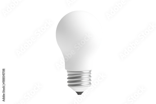 Modern Smart Light Bulb Isolated on transparent Background for Home and Office Lighting Ideas