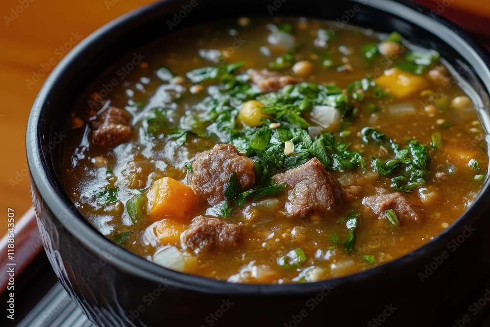 Korean soybean paste soup doenjang guk miso stew Korean soybean paste soup doenjang guk miso stew