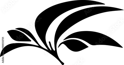 a floral  vector motif design