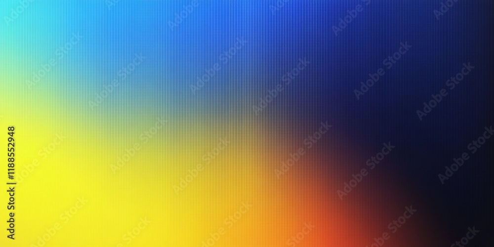 Obraz premium Vibrant blue and yellow grainy surface with subtle noise, ideal for creative backgrounds and artistic compositions, comic book style