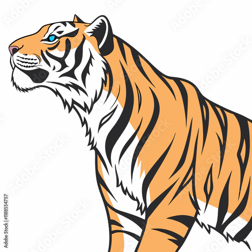 Majestic Tiger: Wild Cat Art