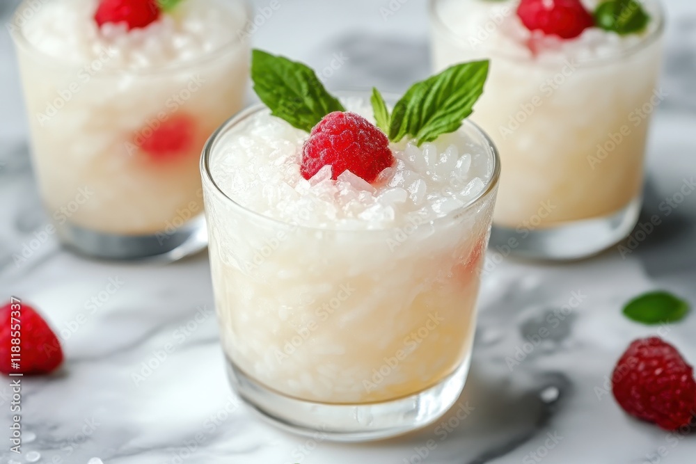 Sikhye is a favored Korean sweet rice drink Sikhye is a favored Korean sweet rice drink