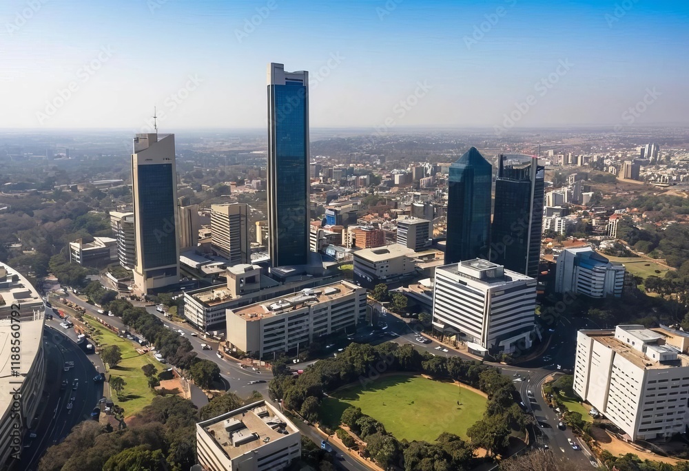 Fototapeta premium aerial view