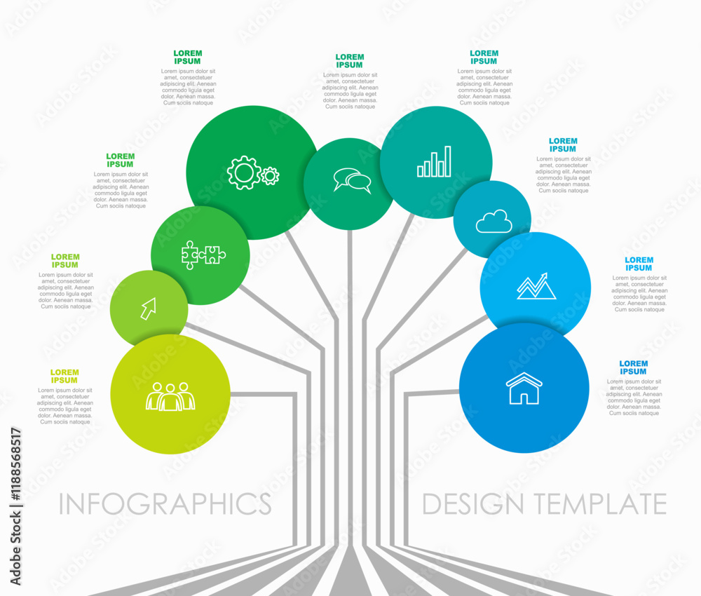 custom made wallpaper toronto digitalInfographic design template with place for your data. Vector illustration.