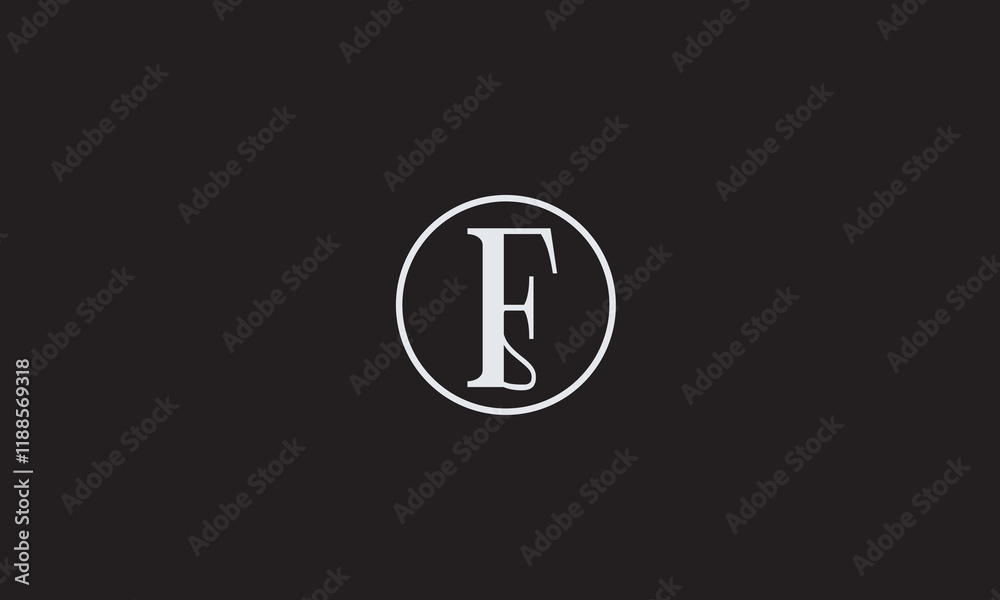 F, FF, F, Abstract Letters Logo Monogram F, FF, F, Abstract Letters Logo Monogram