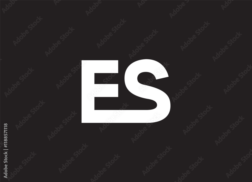 ES logo design vector initial design
ES logo design vector initial design