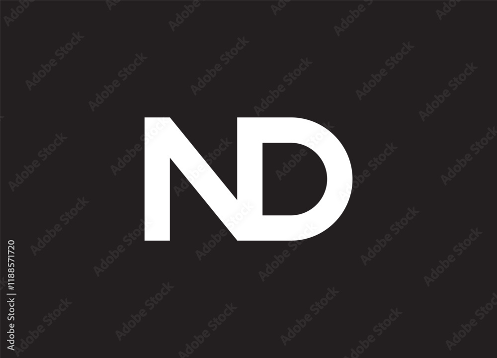 ND logo design vector initial design
ND logo design vector initial design