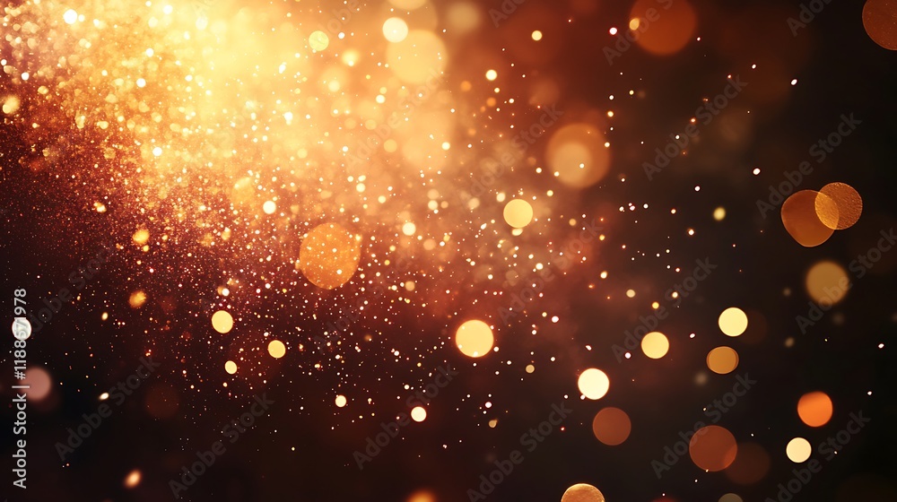 Obraz premium Abstract golden glitter background