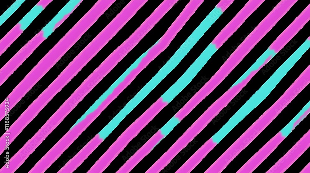 Obraz premium Abstract diagonal lines vibrant colors