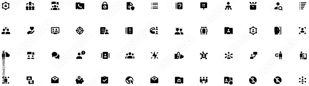 Set of Business Communication icons