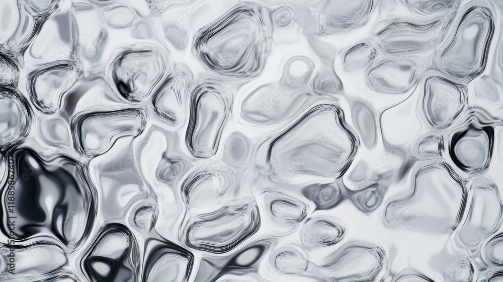 Mesmerizing Abstract Liquid Forms: A Stunning Monochromatic Design Mesmerizing Abstract Liquid Forms: A Stunning Monochromatic Design