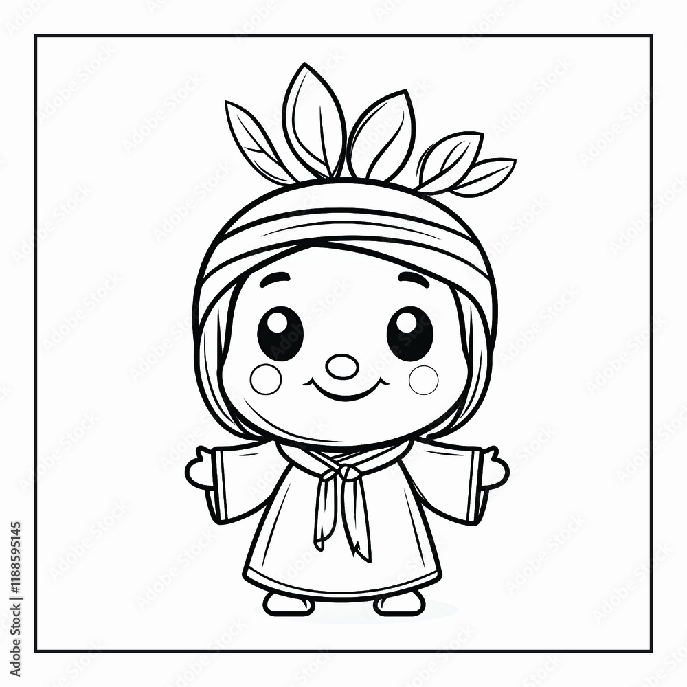 Bold and Easy Cute Bible Coloring Page Bold and Easy Cute Bible Coloring Page