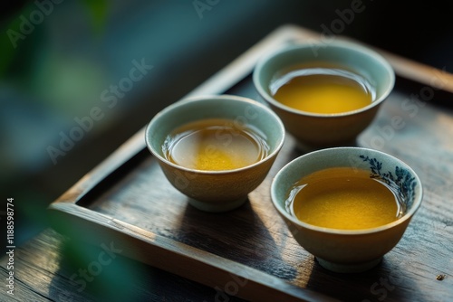 Yuzu tea created with yuzu jam and honey Yuja chhong is a yuzu based marmalade with zest juice and honey photo