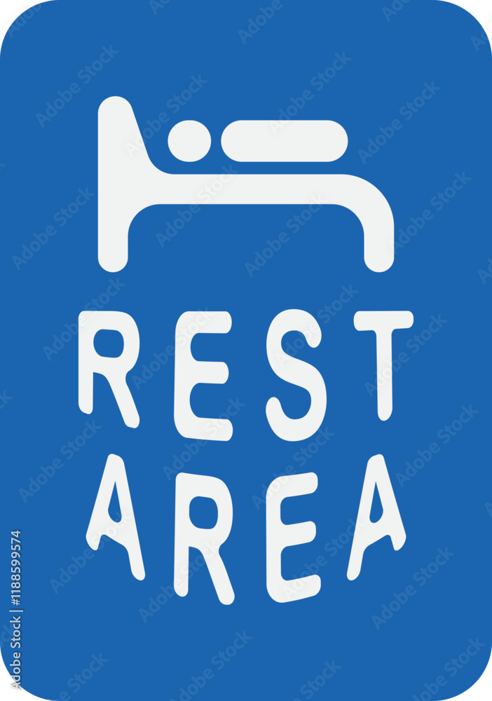 Rest Area Sign Symbol Rest Area Sign Symbol