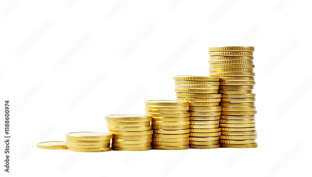 Piles money gold coins of gleaming with isolated against transparent background, Golden coins, stacked currency Piles money gold coins of gleaming with isolated against transparent background, Golden coins, stacked currency