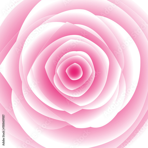 vector abstract image of a rose