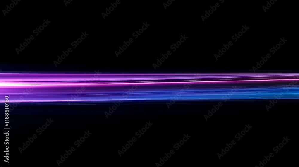 Abstract Light Streaks on Black Background Abstract Light Streaks on Black Background