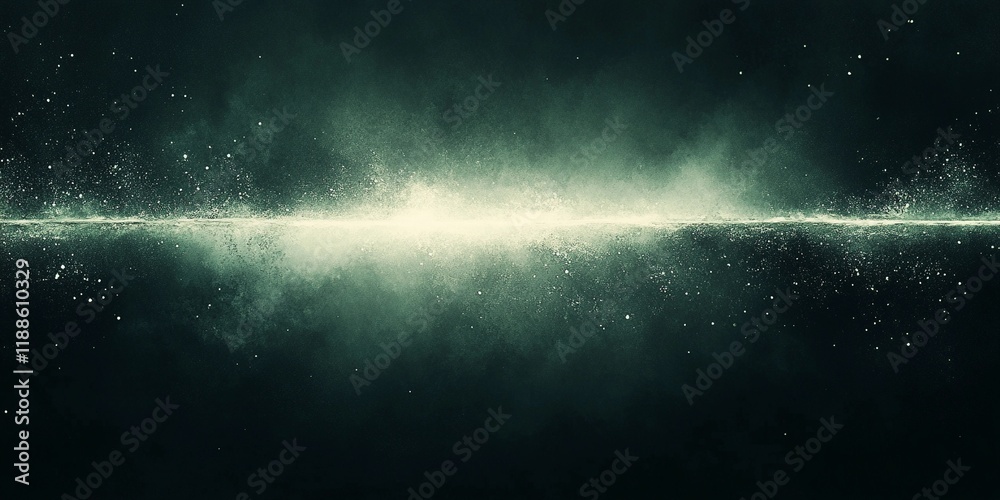 Naklejka premium Grainy green, white, and black textured background with a noisy effect, perfect for modern design projects, book illustration style