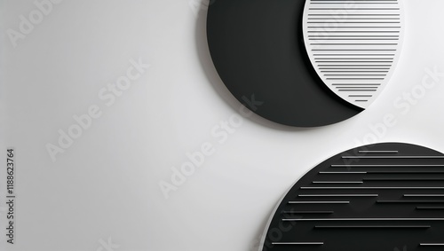 Abstract vector wave illustration with a white window frame on a gray wall, suitable for modern business brochure cover design