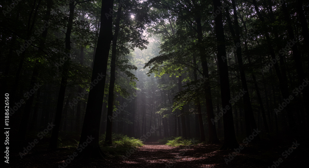 Enchanted Forest Under Moon’s Embrace Enchanted Forest Under Moon’s Embrace