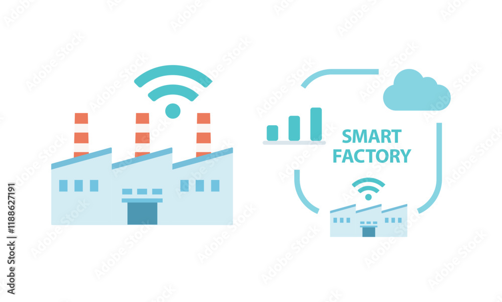 Obraz premium スマートファクトリー