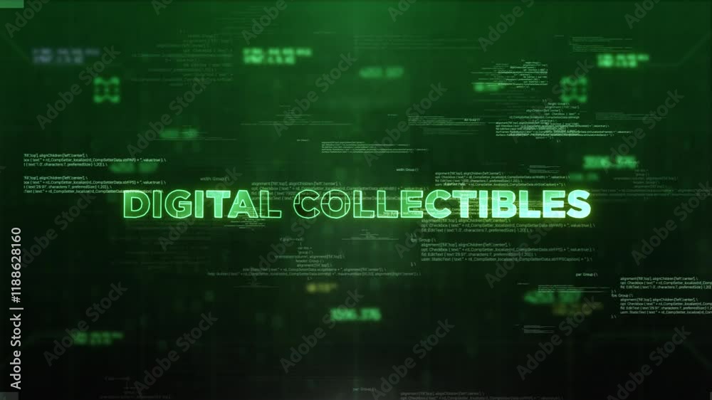 Digital Collectibles Style Hologram Video Digital Collectibles Style Hologram Video