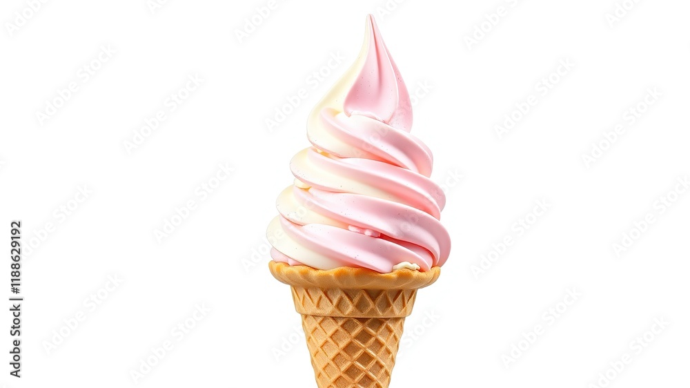 Delicious Ice Cream Cone, Isolated, High Resolution Delicious Ice Cream Cone, Isolated, High Resolution