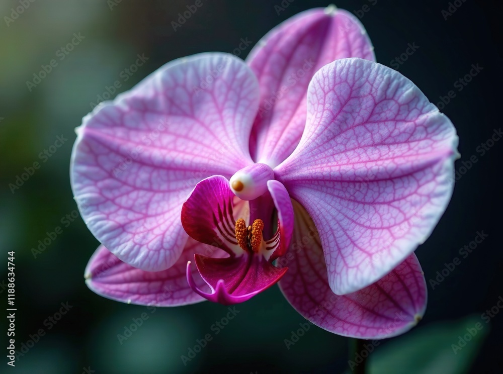Orchid Petal Dreamy Elegance, Abstract Botanical Art Orchid Petal Dreamy Elegance, Abstract Botanical Art