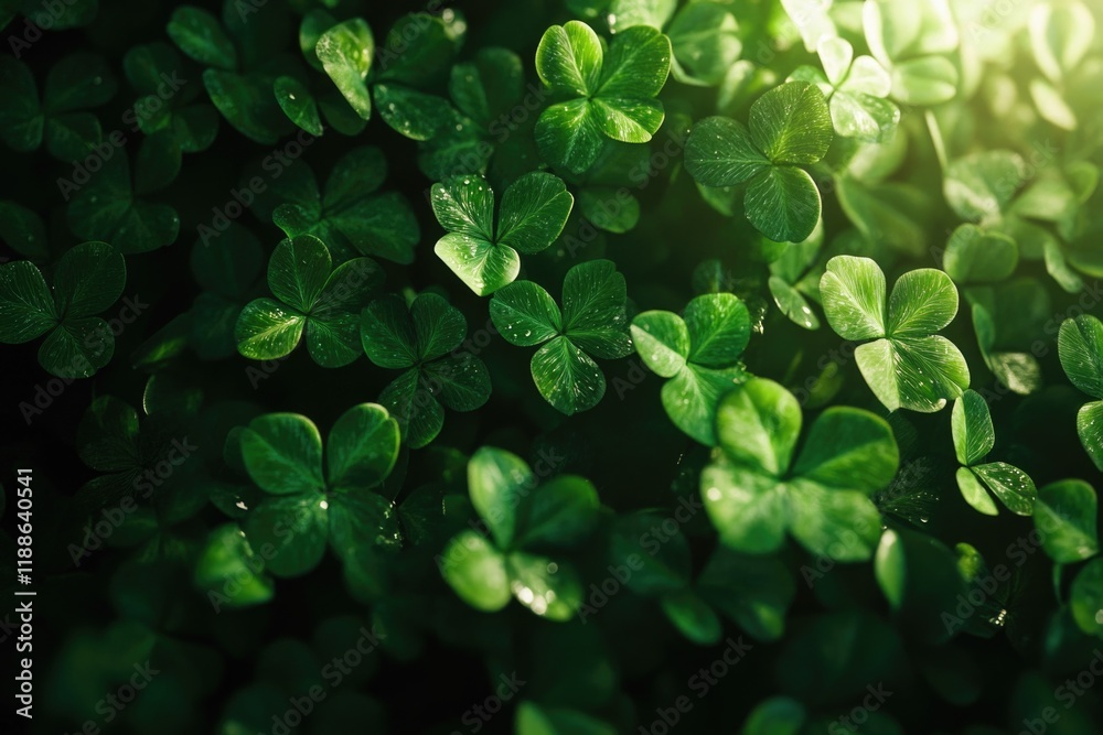 Clovers, Shamrocks and Irish Luck Symbols Clovers, Shamrocks and Irish Luck Symbols