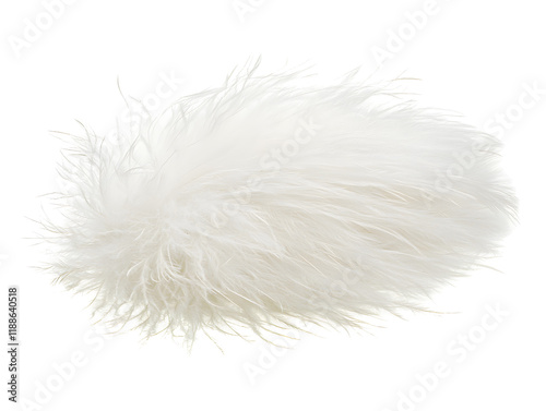 Warm and Cozy Soft White Feather Texture Against Plain Background for Elegant Minimalist Branding and Design
