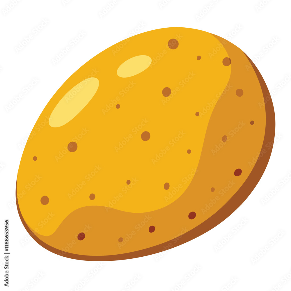 illustration of a Potato isolated on white background illustration of a Potato isolated on white background