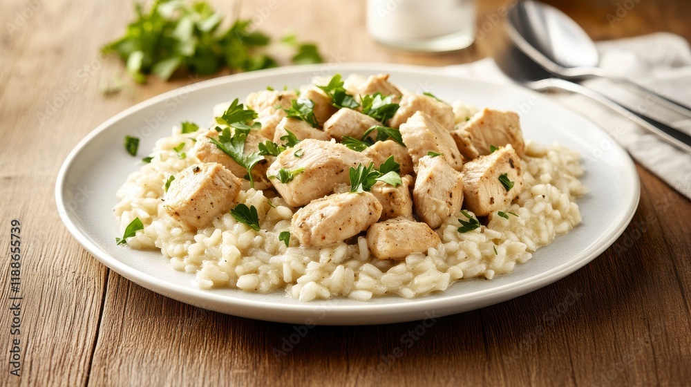 Scrumptious Chicken Risotto Dish: A Culinary Delight Scrumptious Chicken Risotto Dish: A Culinary Delight