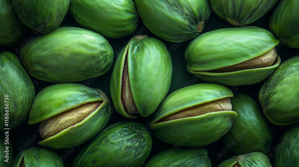 A pile of fresh pistachios, a healthy and delicious snack. A pile of fresh pistachios, a healthy and delicious snack.