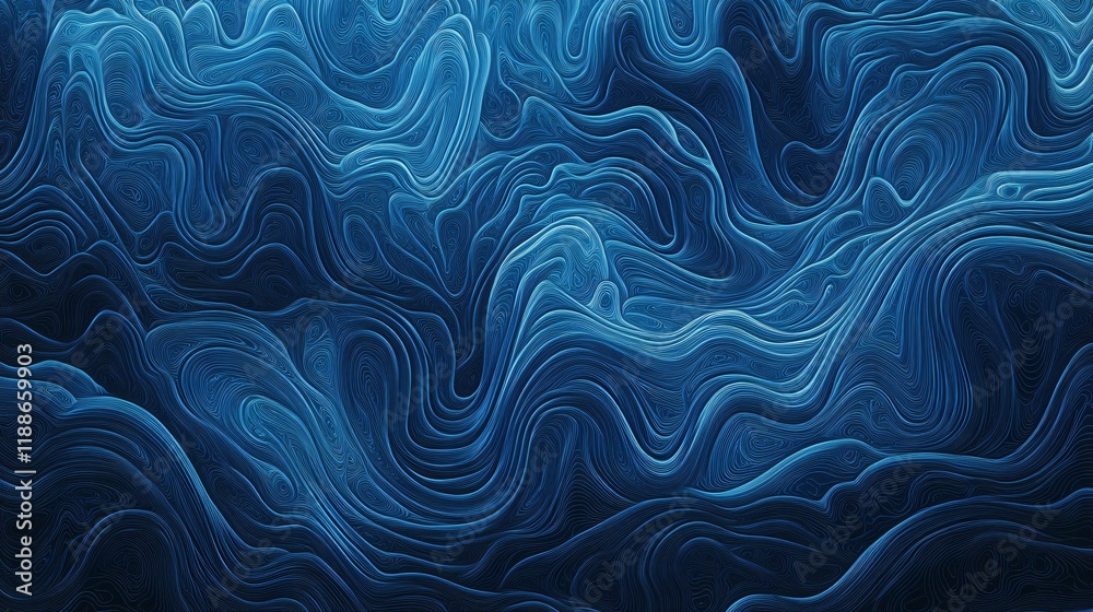 Blue Waves Abstract Texture Design for Creative Projects Blue Waves Abstract Texture Design for Creative Projects