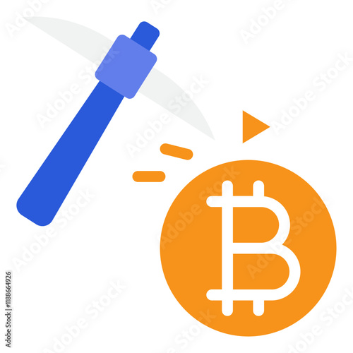 Conceptual Illustration of Bitcoin Mining