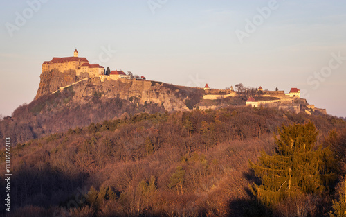 Riegersburg castle, famous landmark and tourist destination in Austria photo