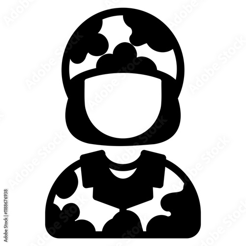 Female army icon