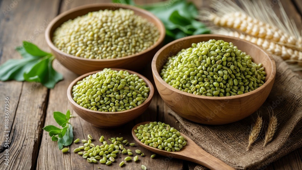 Organic green buckwheat promoting weight loss and vegan health Organic green buckwheat promoting weight loss and vegan health