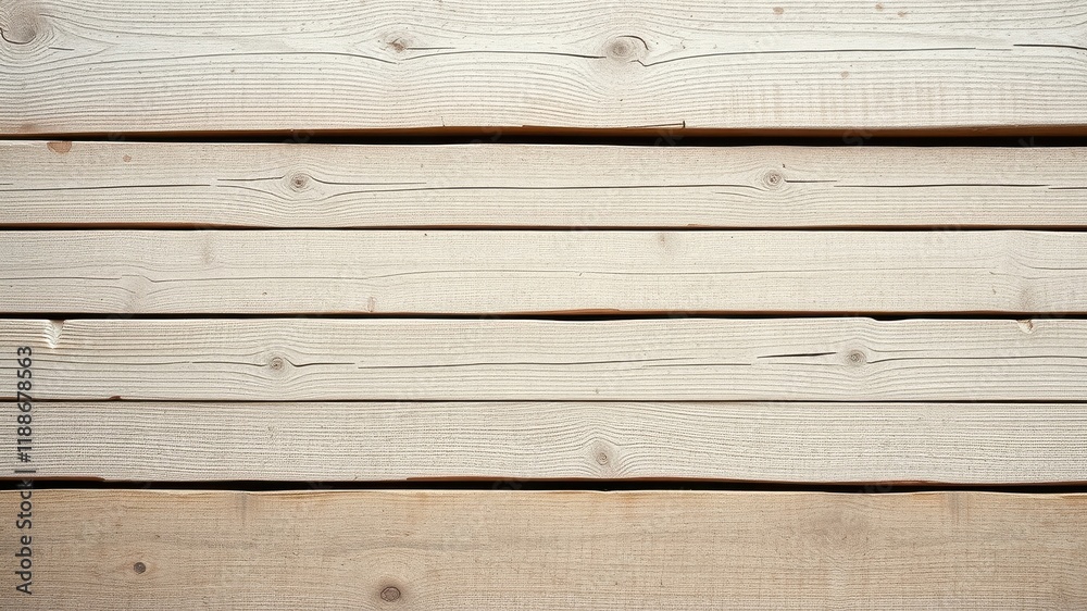Obraz premium Horizontal Light Wood Planks Background Texture for Design Projects