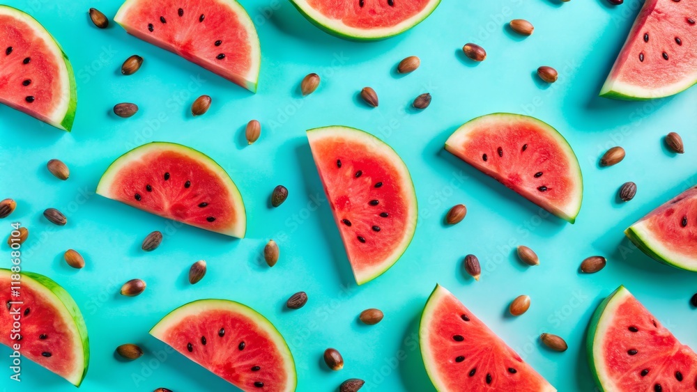 Watermelon and Nuts Flatlay Vibrant Summer Composition, Teal Background, Food Photography, Summer Fruits Watermelon, Flatlay Watermelon and Nuts Flatlay Vibrant Summer Composition, Teal Background, Food Photography, Summer Fruits Watermelon, Flatlay