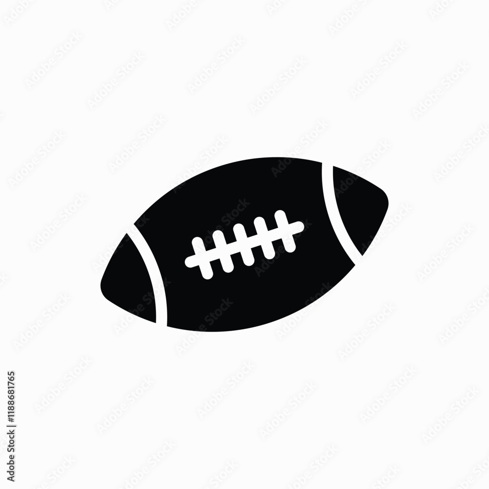 American football icon trendy design template. High quality black style vector icons American football icon trendy design template. High quality black style vector icons