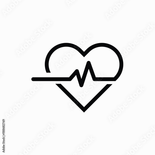 Heart beat icon,vector illustration. Flat design style. vector heart beat icon illustration isolated on White background, heart beat icon Eps10. heart beat icons