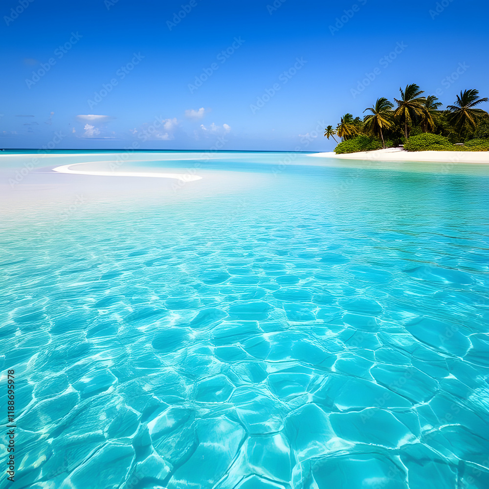 Fototapeta premium tropical paradise island